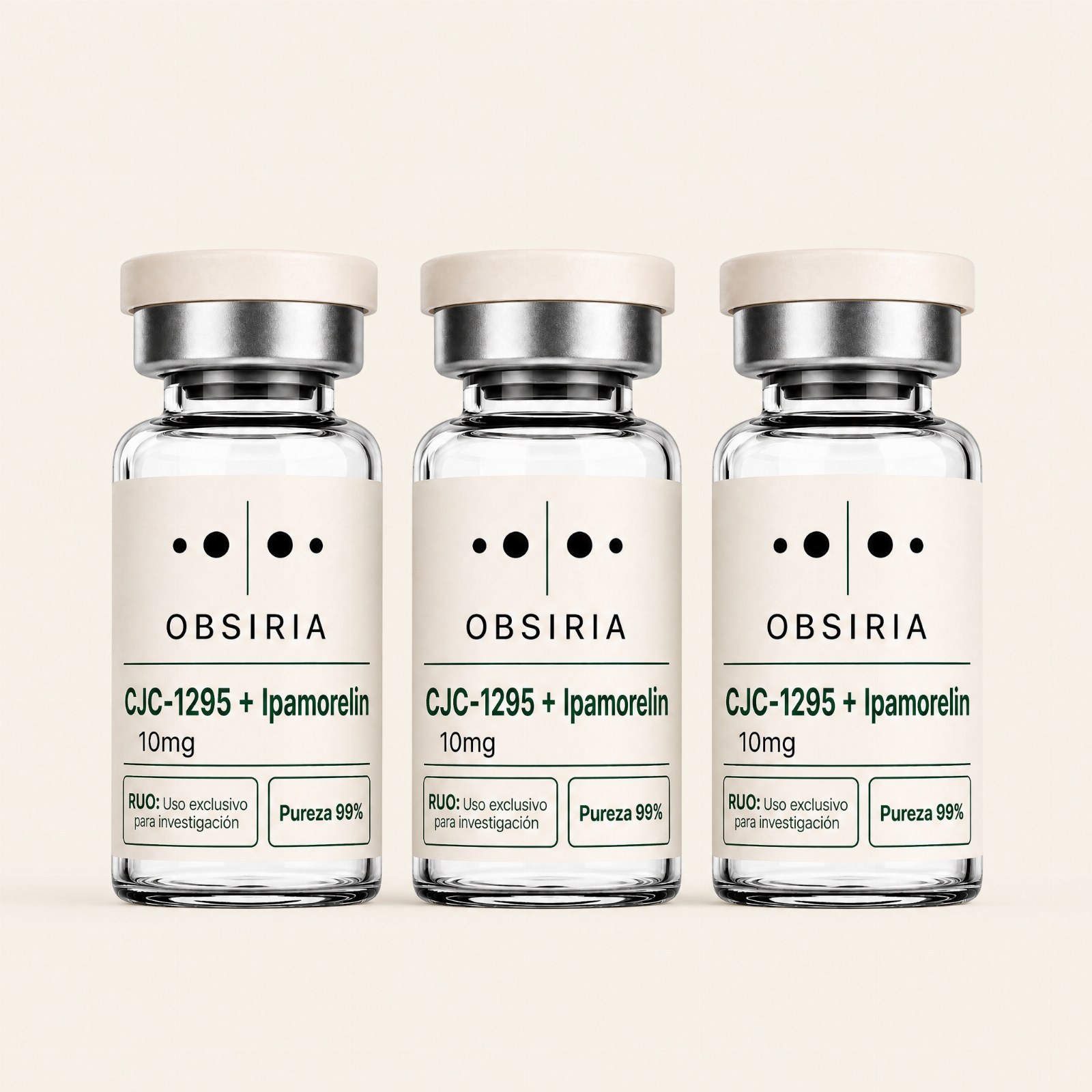 CJC-1295 + Ipamorelin 10mg — OBSIRIA, producto de investigación