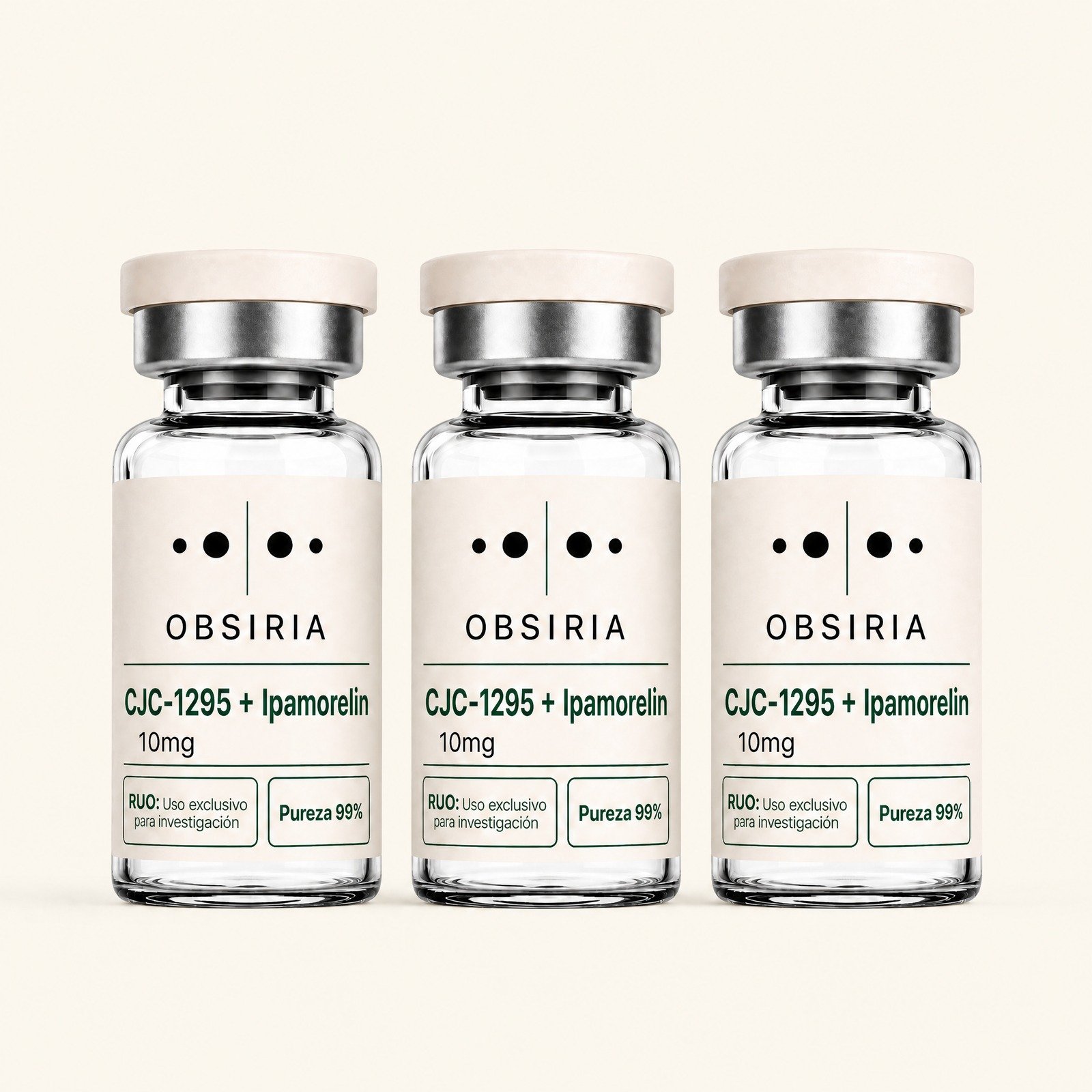 CJC-1295 + Ipamorelin 10mg — OBSIRIA, producto de investigación