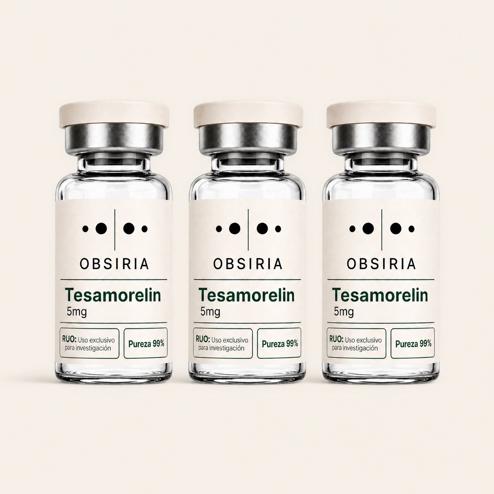 Tesamorelin 5mg — OBSIRIA, producto de investigación