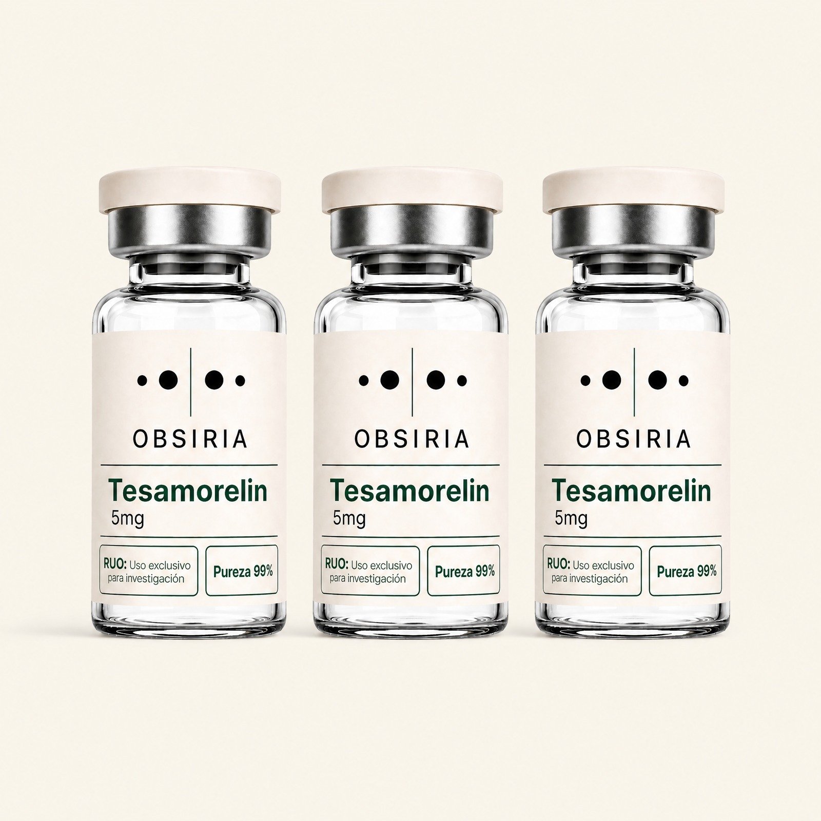 Tesamorelin 5mg — OBSIRIA, producto de investigación